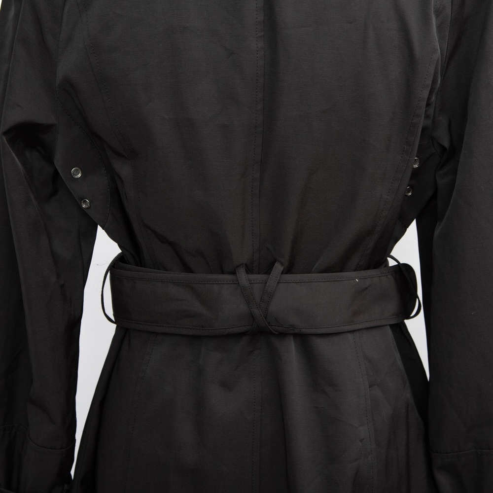 Black trench coat belted single breasted Hillary Radley S - Picture 8 of 13